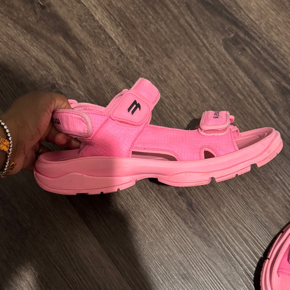 Balenciaga Bright Pink Women's Sandals - Picture 5 of 14